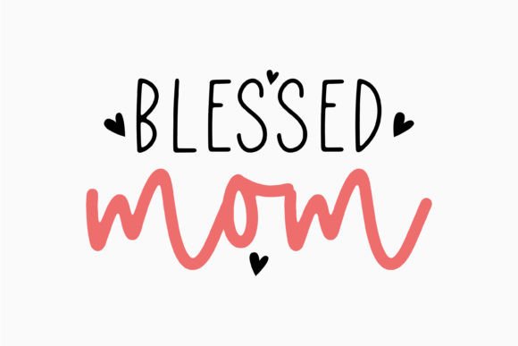 Blessed Mom Retro Mothers Day