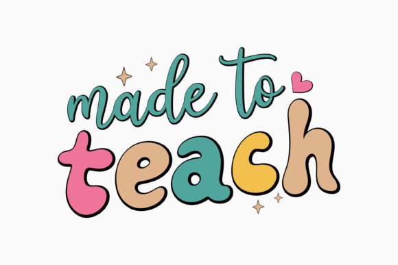 Made to Teach Retro Teacher SVG
