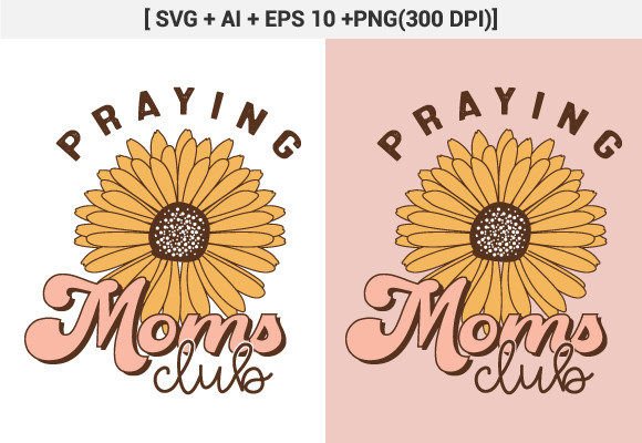 Mom Mother s Day Retro Sublimation Svg